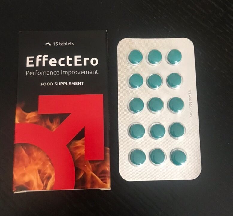 Foto de tabletas para mejorar la libido EffectEro, experiencia de uso